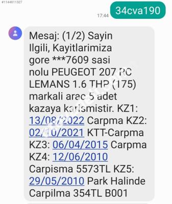 Peugeot 207 2009 1.6 THP RC Le Mans