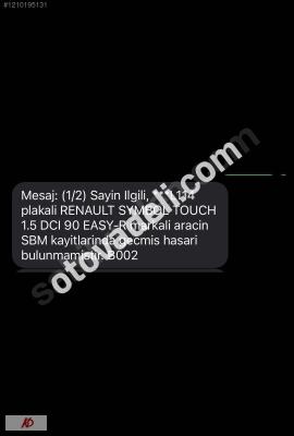 Renault Symbol 2018 1.5 DCI Touch